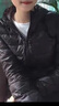 真维斯（Jeanswest）羽绒服2026春秋连帽轻薄短款外套白鸭绒保暖舒适黑色XL 实拍图