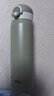 膳魔师（THERMOS）不锈钢保温杯316L不锈钢大容量便携水杯子可定制生日礼物TCMO系列 牛油果绿(KKI) 500ml 实拍图