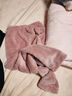 红豆居家睡衣女秋冬季法兰绒女士家居服拉链款套装可外穿 女-暖阳橙175 实拍图