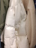 熊迪明美式PU皮棉服男外套男女同款秋冬季加厚棉衣羽面包绒服棉袄男士 M6610白色（钢印款） 3XL（建议体重170斤-180斤） 实拍图