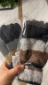 南博耐森（NBNSEN）冬季新款双拼色反针针织手套 男士款加绒加厚毛手套 男式-颜色随机2双 实拍图
