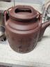 家用紫砂大茶壶宜兴原矿手工茶壶特大提梁壶大号泡茶壶功夫茶具泡茶器大容量凉水壶大容量耐热茶壶洋桶壶3L 刻茶字 1500毫升无内胆 实拍图