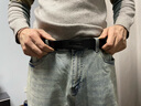 法国COW皮带 男士无牙自动扣牛皮礼盒腰带简约青年商务休闲新款板扣裤带 C-666 D款 实拍图