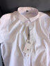南极人长袖衬衫男士装免烫抗皱商务休闲白衬衣色上衣服 白色（长） 3XL 实拍图
