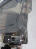 SPACEXPERT直角抗压收纳箱玩具衣物零食整理箱桌面收纳盒塑料透明书箱养鱼箱 透明黑 直角抗压箱30L单只装 实拍图