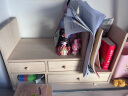 家逸创意几何实木书架置物架层架桌面收纳储物架书桌 实拍图