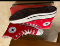匡威（Converse）官方 1970S男女三星标高帮帆布鞋搪瓷红红色164944C 164944C 42.5 实拍图