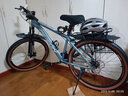 飞鸽（FG FLYING PIGEON）飞鸽自行车变速山地车男女碟刹大中小学生车青少年骑行越野赛单车 双碟刹-21速-辐条轮-灰色 27.5英寸适合170-190cm 实拍图