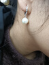 Qlady淡水珍珠耳环女时尚气质银饰真珍珠耳饰耳坠耳钉女母亲生日礼物 实拍图