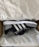 adidas RUN50S休闲简约舒适复古跑步鞋女子阿迪达斯官方轻运动 黑色/灰色/银色 36.5 实拍图