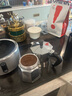 比乐蒂（Bialetti）【百年品牌】摩卡壶 经典意式手冲咖啡壶家用浓缩手动咖啡机礼物 3杯份+4.0电陶炉(雅致银) 120ml 实拍图