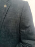 皮尔卡丹品牌男装秋冬新款毛呢西服男商务休闲单外套夹克男士小西装上衣潮 1号色 3XL 实拍图