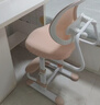 青节 儿童学习写字书桌座椅学生写字可升降调节靠背椅带脚踏育英椅2.0 育英椅-增高款-柔雾粉 实拍图