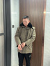 老爷车 中老年羽绒服男中长款内胆活里活面老年人连帽毛领爸爸装送礼男 带毛领-黑色 XL (可穿125-140斤) 实拍图
