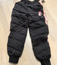 迪士尼女童羽绒裤儿童白鸭绒中大童休闲保暖外穿裤子 CK002黑色 140cm  实拍图