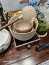 呈然 古法煮茶器家用大容量养生壶控温电陶炉粗陶茶壶茶具 麦饭石孤影煮茶碗+旋钮胡桃木茶炉 （配两杯） 实拍图