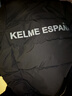 卡尔美（KELME） 长款羽绒服男冬季新款连帽厚款保暖外套运动休闲鸭绒大衣 黑色 M 实拍图