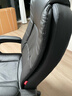 顾家家居人体工学电脑椅 牛皮 家用可躺办公椅午休舒适老板椅大角度后仰 实拍图