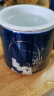 天喜（TIANXI）陶瓷茶杯办公室男士高档水杯带盖茶水分离泡茶办公杯空谷幽兰 实拍图