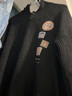 POUM黑色卡通Polo翻领毛衣男款秋冬季潮牌线衣外套休闲慵懒针织衫 TXS-M375黑色 2XL 实拍图