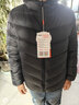 鸭鸭（YAYA）儿童轻薄羽绒服短款小童中大童连帽男女童2023秋冬洋气童装外套 黑色 160 实拍图