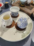 裕凡 竹制茶杯垫防滑防烫复古中式 壶垫壶承垫隔热垫家用日式 办公室杯垫套装镂空隔热功夫茶具茶道配件 01竹制杯垫9cm（圆形6片装） 实拍图