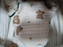 贝瑞加（Babyprints）婴儿半背衣新生儿秋冬衣服初生宝宝加厚上衣柔软护肚 花朵兔59 实拍图