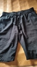 啄木鸟【两件装】冰丝七分裤男夏季薄款运动休闲裤速干宽松大码短裤男士 黑色+灰色 2XL（建议130-145斤） 实拍图