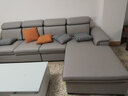 凯施诺布艺沙发 客厅沙发简约现代小户型科技布乳胶沙发实木沙发家具 大户U型五件套+茶几【3米】 科技布-海绵+乳胶版【颜色备注】 实拍图