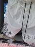 帛米图（BOMITU）短袖T恤男套装夏季新款韩版半袖短袖冰丝t恤男长裤一套衣服学生 白色 L 晒单实拍图