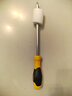 得力（deli）穿心螺丝刀可敲击加粗多功能平口改锥超长杆一字/十字梅花起子 8*200mm 十字穿心螺丝刀 实拍图