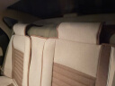 布兰特 汽车座套全包布艺座垫仿亚麻坐垫四季通用座椅套垫卡通座包五座 A31咖啡色-标准版-分体头通用款 实拍图