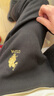 U.S. POLO ASSN.运动裤加绒男士休闲裤冬季保暖男裤宽松卫裤保罗裤子 黑色束 XL 实拍图