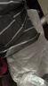 枕头套装单人一只枕头带枕套可拆洗学生成人护颈枕头芯套装一对装 灰条纹【一个枕芯一个枕套】 实拍图