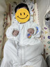 bebebus婴儿睡袋春秋冬恒温儿童睡衣四季通用分腿防踢被 彩虹加棉秋冬款（室温16-20℃） M【80码 建议身高80-90CM】 实拍图