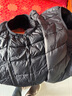 鸭鸭（YAYA）反季冬装羽绒马甲男女轻薄款修身短款保暖运动休闲冬季外套KXM 黑色 2XL （男女款） 实拍图