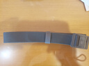 莱枢汇编织内腰带战术腰带新式军训尼龙帆布腰带训练户外运动编织腰带 灰色（合金扣头/尼龙带身) 大码130cm 实拍图
