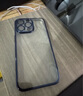 闪魔【自带镜头膜】适用iphone15系列手机壳 苹果保护套 镜头全包透明防摔硅胶气囊电镀男女款 15pro【深蓝色】自带镜头膜 实拍图
