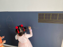 磁善家 黑板墙贴儿童黑板双层磁性黑板贴家用涂鸦墙磁力小黑板教室用办公教学磁吸可擦定制写字画画板 黛灰色 120*200cm 晒单实拍图