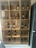 莀晞家居酒柜 客厅酒柜家用落地餐边柜储物柜展示柜简约带钢化玻璃门酒柜 轻奢白三门120*40*200带灯无酒格 实拍图
