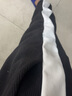棉致加绒裤子男秋冬季束脚裤雪尼尔休闲裤男灯芯绒运动卫裤长 黑色【加绒款】 2XL 实拍图