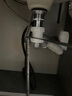 潜水艇（Submarine） 墙排洗手盆下水管防臭神器台面盆洗脸盆排水管道水池弹跳下水器 单独横排下水管-带防臭阀 实拍图