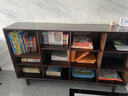 青栌纯实木书架置物架落地全实木书柜一体靠墙儿童客厅收纳矮柜格子柜 12格 | 胡桃色150cm 整装发货 3A级橡胶木+层板可调+送货上门 实拍图