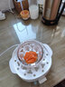 蒂乐宝宝辅食碗玻璃保鲜储存玻璃盒可蒸煮蛋羹碗婴儿吃饭玻璃碗 小兔粉-圆 230ml【可带盖蒸煮】 实拍图