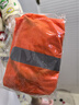 Nsirius防雨罩户外背包双肩包登山包小学生拉杆书包防水套骑行防尘泥袋 橙色带反光条 60升L码（适合55-65升） 实拍图