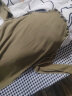 娴妃 双面穿德绒打底衫女2022秋冬保暖半高领木耳边针织长袖T恤上衣女洋气可外穿显瘦长袖T恤女 清新绿 L(80-120斤) 实拍图