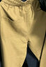 吉普（JEEP）休闲裤男春秋季直筒裤子男士宽松纯色百搭阔腿裤 卡其色 XL  晒单实拍图