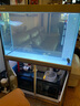 森森（SUNSUN）鱼缸水族箱含鱼缸过滤器灯大型金鱼缸 宝马灰 时尚款1米长34.6cm宽底滤 带棉+滤材 实拍图