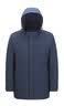 雅戈尔（YOUNGOR）26新款【90白鹅绒】连帽防风保暖外套 藏青 2XL(185/104A) 实拍图