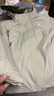 骆驼（CAMEL）三防冲锋衣户外登山服防风防水防污三合一时尚潮牌运动外套 AD22263513X，幻影黑，女款 M 实拍图